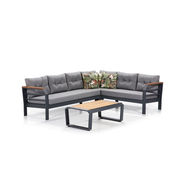Oleskeluryhmä Linento Garden Assento, 6-istuttava, harmaa