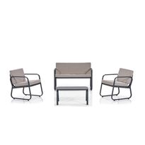 Oleskeluryhmä Linento Garden Ferni, 4-istuttava, beige