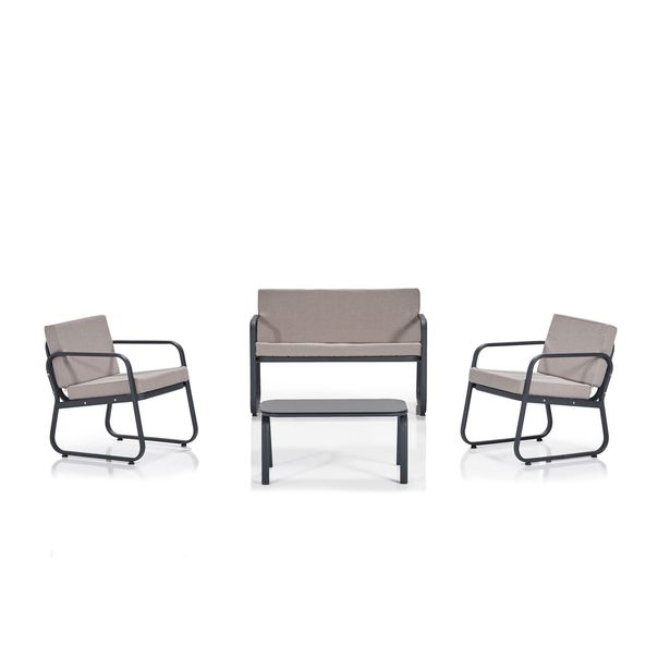 Oleskeluryhmä Linento Garden Ferni, 4-istuttava, beige