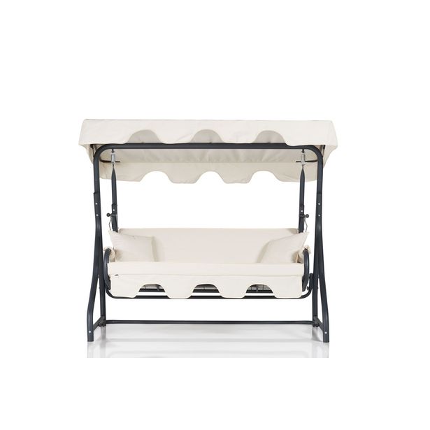 Pihakeinu Linento Garden Olea, 3-istuttava, säädettävä, beige
