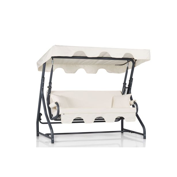 Pihakeinu Linento Garden Olea, 3-istuttava, säädettävä, alumiini, beige