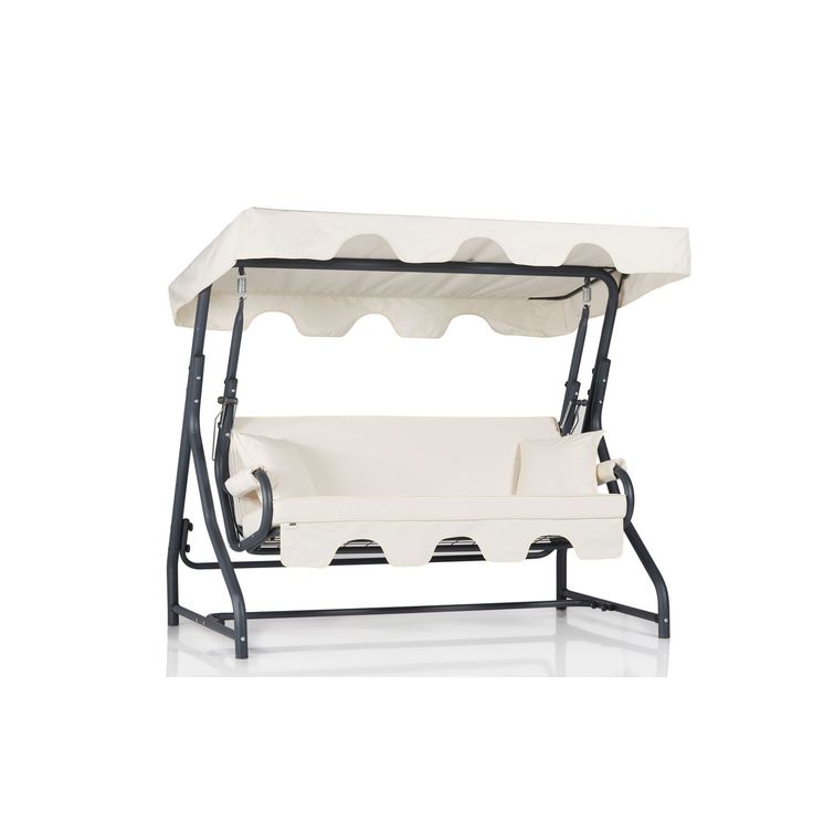 Pihakeinu Linento Garden Olea, 3-istuttava, säädettävä, alumiini, beige