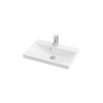 Pesuallas Aalto 600C, valumarmoriallas, mattavalkoinen, Verkkokaupan poistotuote