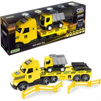 Lavettirekkasetti Wader Magic Truck Technic, 78cm, kuorma-autolla