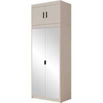 Vaatekaappi Nomla ELENA 2D peilillä + laajennuksella