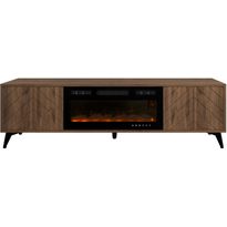 Tv-taso Nomla 2D EF + takalla, ruskea