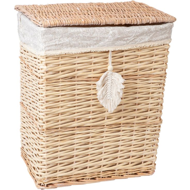 Laundry basket WILLI TASSEL 47x35xH55cm