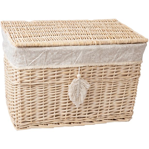 Basket WILLI TASSEL 60x40xH40cm