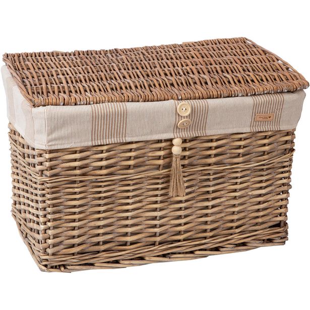 Basket WILLI STRIPE 53x33xH34cm