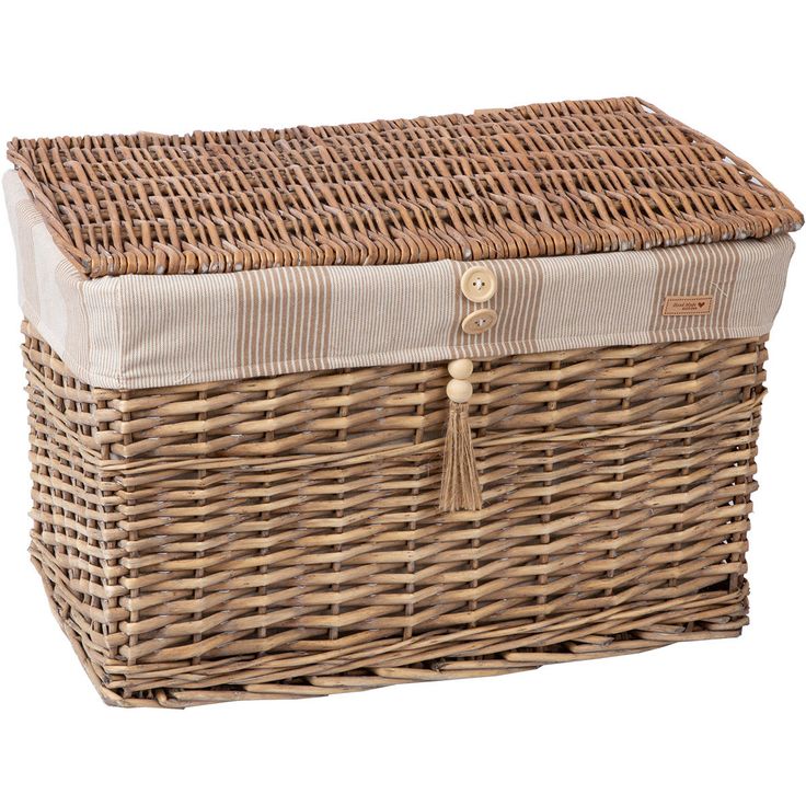 Basket WILLI STRIPE 53x33xH34cm