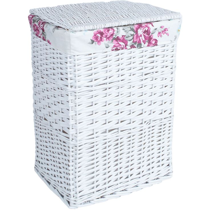 Laundry basket MAX-1, 45x33xH59cm, white