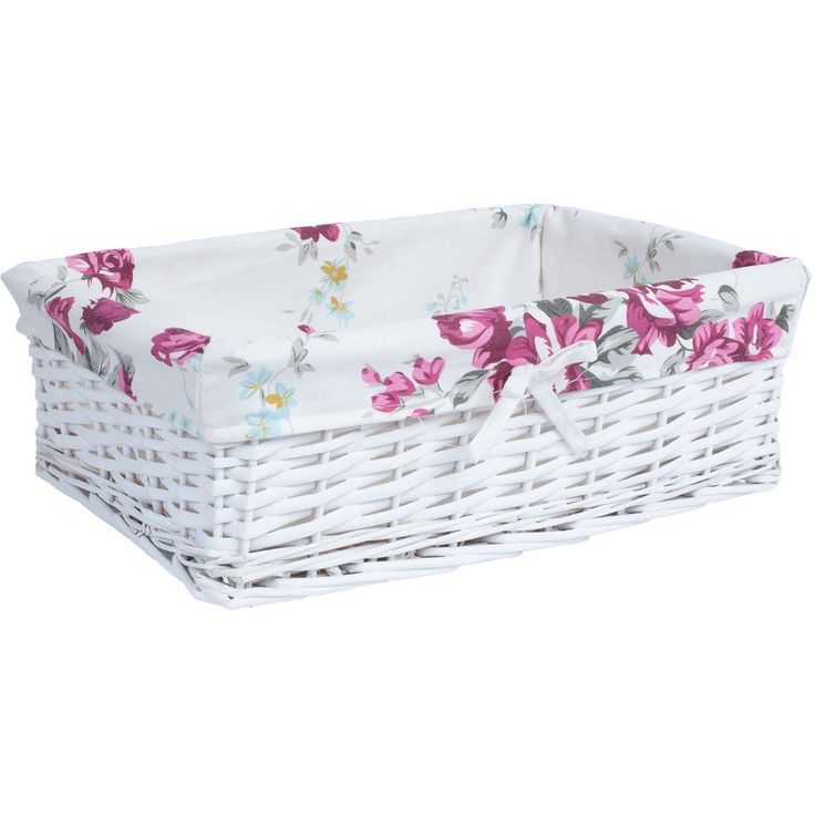 Basket MAX-3, 48x34xH16cm, white
