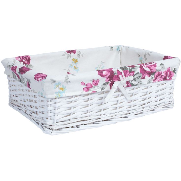 Basket MAX-4, 42x29xH14cm, white