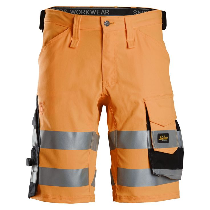 Shortsit Snickers Workwear 6136 High-Vis lk 1