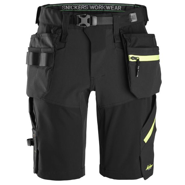 Softshell-shortsit Snickers Workwear 6140 FlexiWork