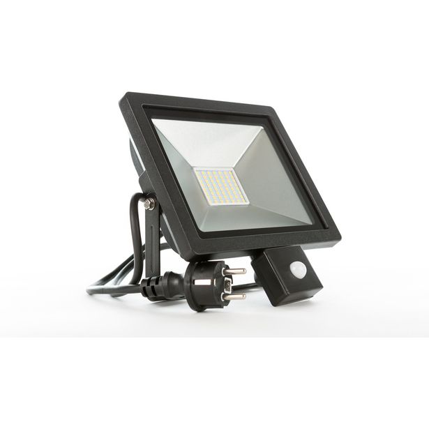 LED-valonheitin Led Energie Slim, PIR-liiketunnistimella, 50W, 5000lm, 4500K