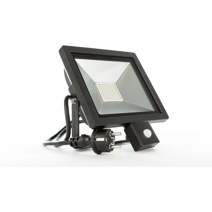 LED-valonheitin Led Energie Slim, PIR-liiketunnistimella, 50W, 5000lm, 4500K