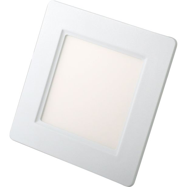 LED-paneelivalaisin Led Energie, 6W, 370lm, 3500K, 120x120mm, neliö, sisäänrakennettu liitäntälaite