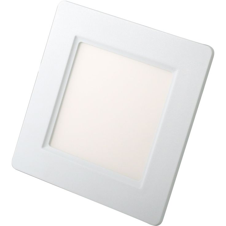 LED-paneelivalaisin Led Energie, 6W, 370lm, 3500K, 120x120mm, neliö, sisäänrakennettu liitäntälaite