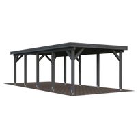 Vaja Palmako Karl 23,1m² autokatokselle, harmaa RAL7012