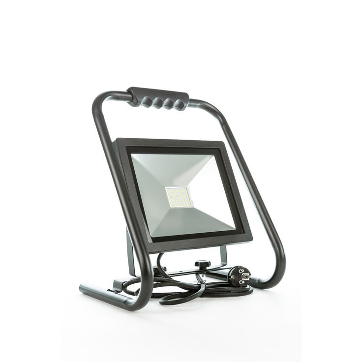 LED-valonheitin Led Energie Slim, 50W, H-jalustalla, 4000lm, 4500K, IP44