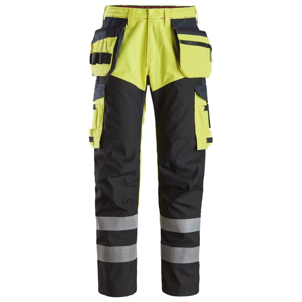Huomiotyöhousut Snickers Workwear 6265 ProtecWork lk 1 reisivahvikkeilla