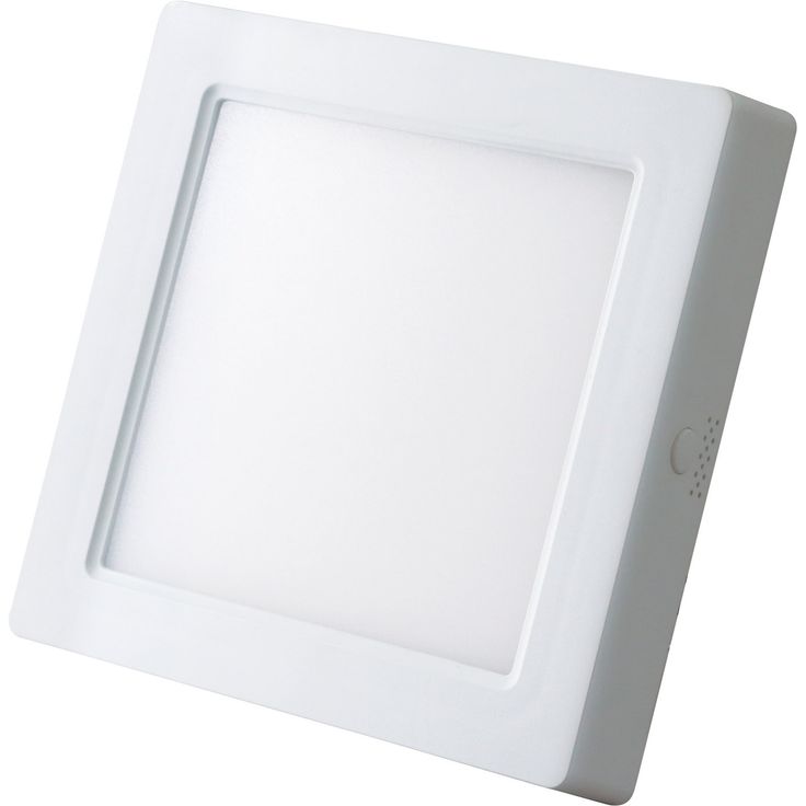 LED-paneelivalaisin Led Energie, 12W, 900lm, 3500K, pinta-asennettava, neliö, sisäänrakennettu liitäntälaite