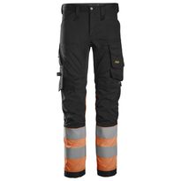 Huomiotyöhousut Snickers Workwear 6334 High-Vis lk 1