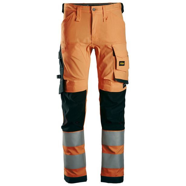 Huomiotyöhousut Snickers Workwear 6343 High-Vis lk 2