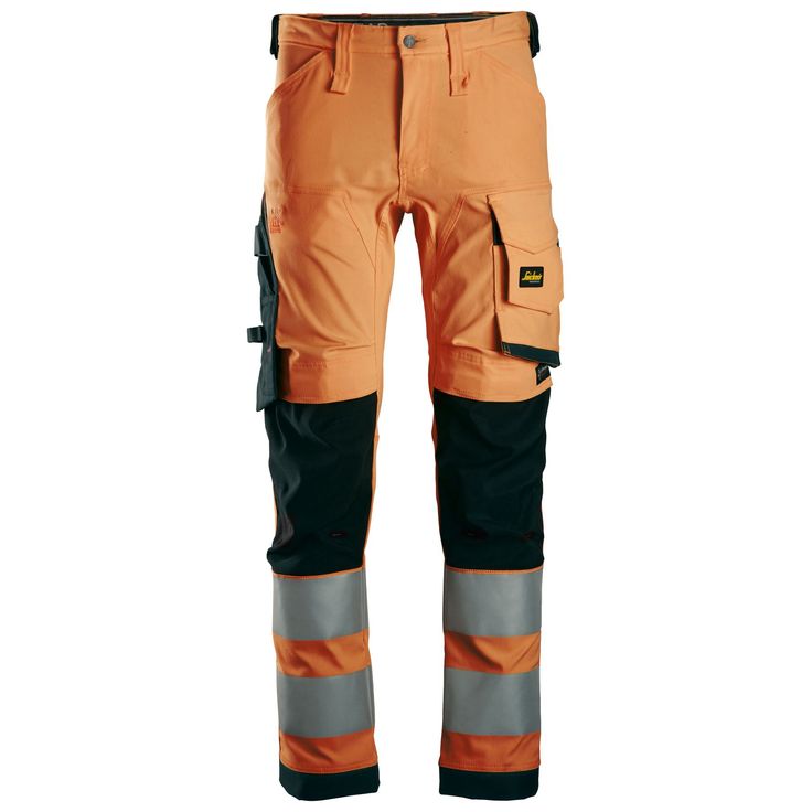Huomiotyöhousut Snickers Workwear 6343 High-Vis lk 2