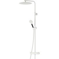 Sadesuihkusetti Mora Inxx II, termostaattihanalla, suihkupää ⌀300mm, vettä säästävä, matta valkoinen