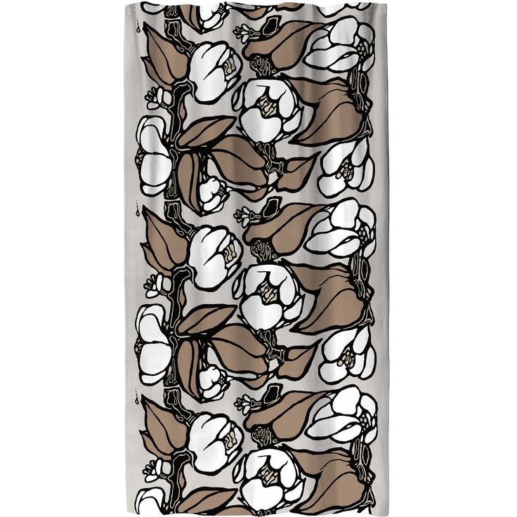 Sivuverho Vallila Agnes, mokka, 140x250 cm