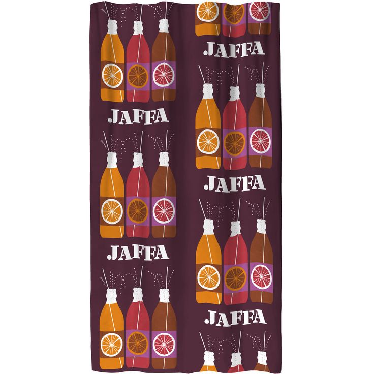 Sivuverho Vallila Jaffa, viini, 140x250 cm