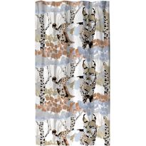 Sivuverho Vallila Ilves, beige/sininen, 140x250 cm