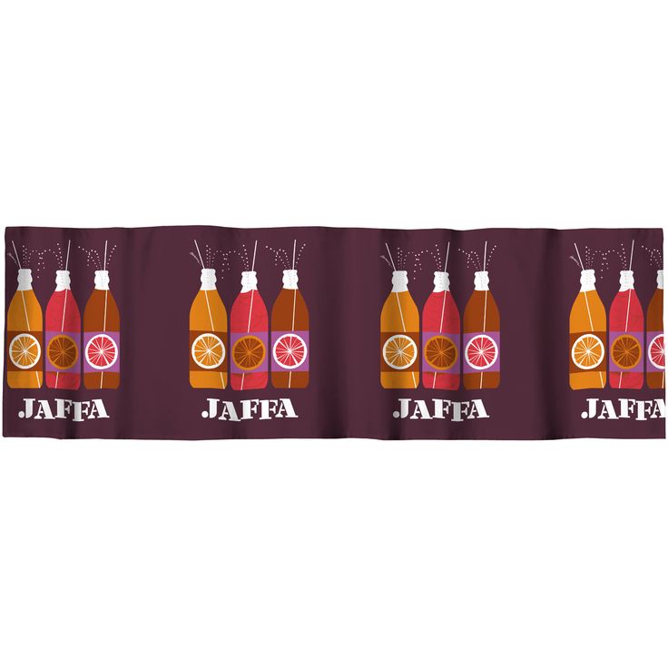 Verhokappa Vallila Jaffa, viini, 60x250 cm