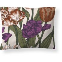 Satiinityynyliina Vallila Kukoistus, terra/purppura, 50x60 cm