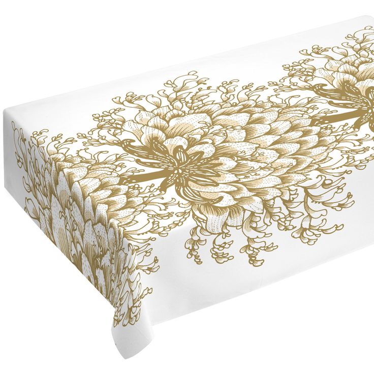 Pöytäliina Vallila Memento, kulta, 140x250 cm