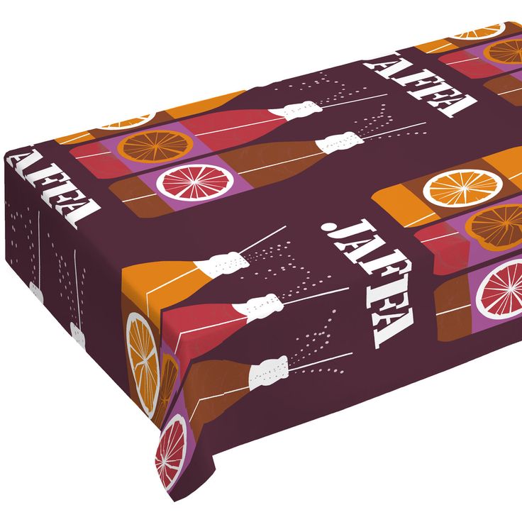 Pöytäliina Vallila Jaffa, viini, 140x250 cm