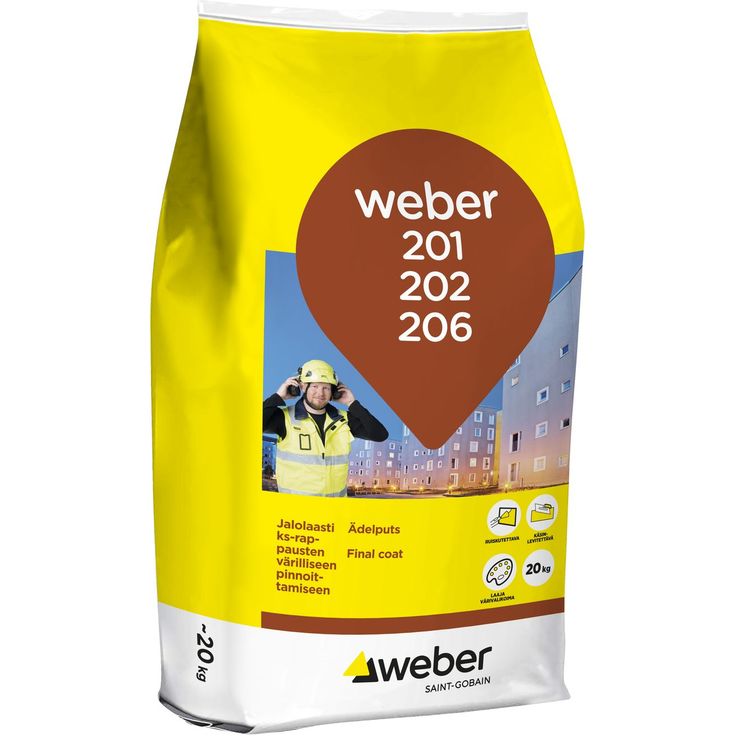 Jalolaasti Weber Vetonit 202 keskikarkea Serpo 20 kg