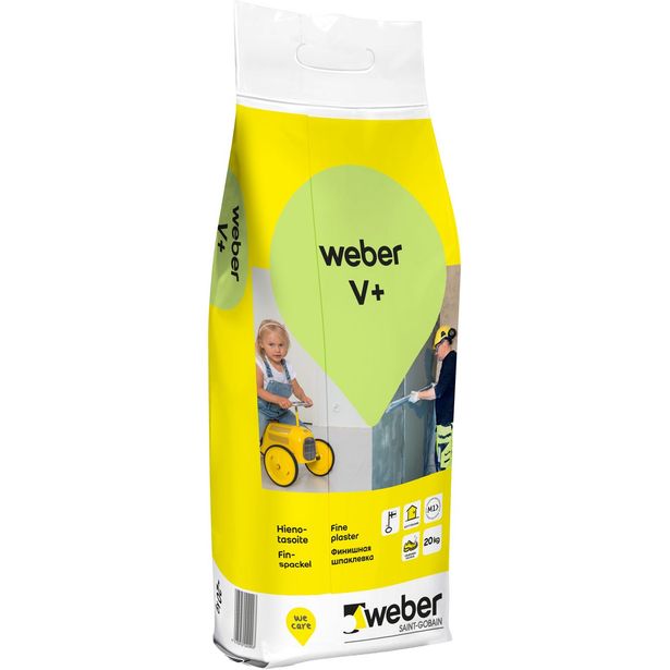 Hienotasoite Weber Vetonit V+, 20 kg