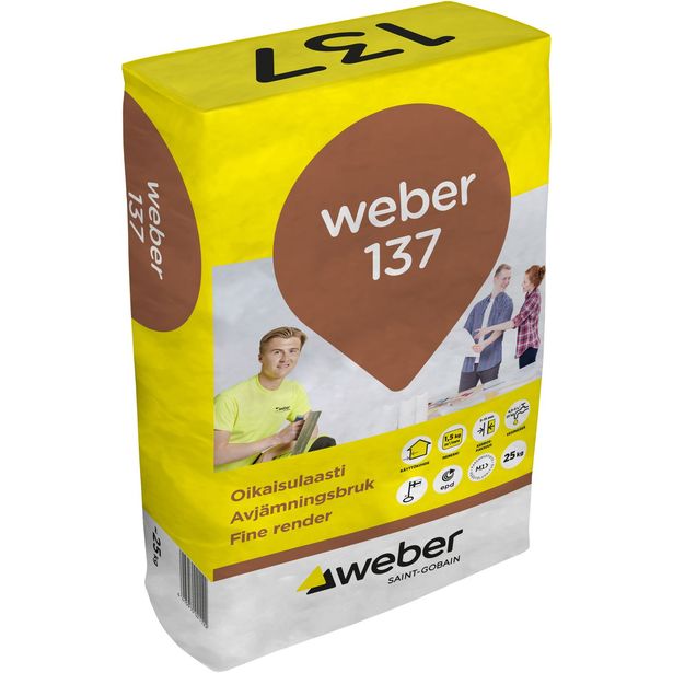 Oikaisulaasti Weber Vetonit 137 25 kg