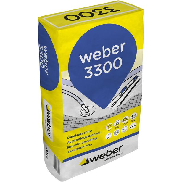 Oikaisutasoite Weber Vetonit 3300, 20 kg