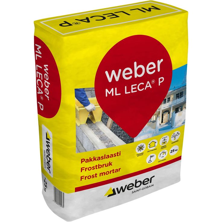Pakkaslaasti Weber Vetonit ML Leca P 25 kg