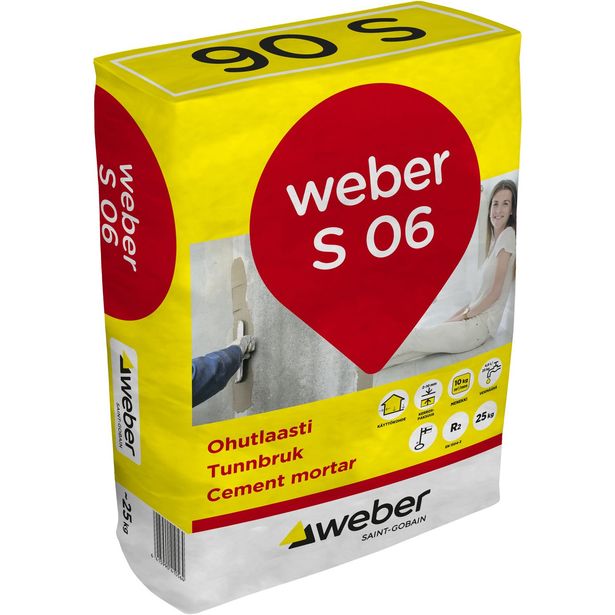 Ohutlaasti Weber Vetonit S06 25 kg