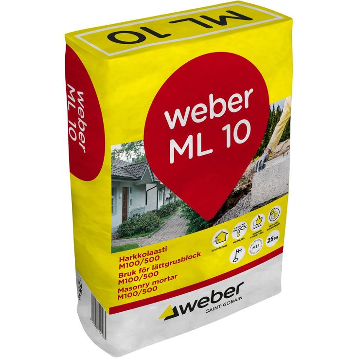 Harkkolaasti Weber Vetonit ML 10 M100/500 25 kg
