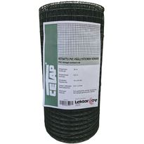 Hitsattu verkko Cetap, 19mm, 0.9/1.4mm, 25m, PVC-pinnoitettu, vihreä, eri korkeuksia