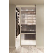 Kattokiinnitteinen liukuovi Hietakari Inne C1T Tokyo, soft closing -mekanismilla, mittatilaus, eri vaihtoehtoja