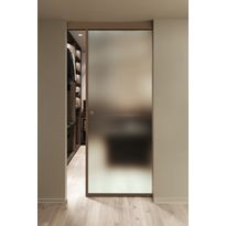 Seinäkiinnitteinen liukuovi Hietakari Inne W1N New York, soft closing -mekanismilla, mittatilaus, eri vaihtoehtoja