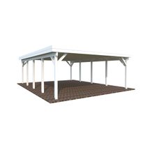 Vaja Palmako Karl 40,6m² autokatokselle, valkoinen RAL9016