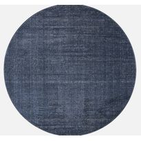 Matto VM Carpet Sametti, mittatilaus, pyöreä, sininen